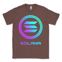 Chestnut solana crypto sol coin blockchain decentralized application long sleev Classic Tee - DesignPulse