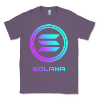 Lavender solana crypto sol coin blockchain decentralized application long sleev Classic Tee - DesignPulse