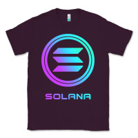 Plum solana crypto sol coin blockchain decentralized application long sleev Classic Tee - DesignPulse