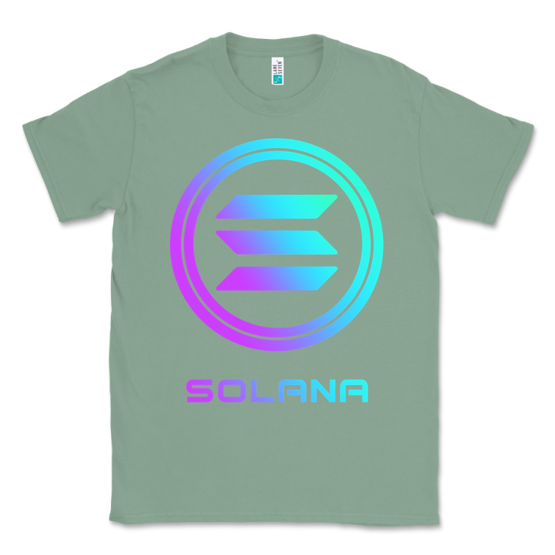 Solana Crypto Sol Coin Blockchain Decentralized Application Long Sleev Classic Tee by DesignPulse | Teevron