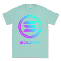Seafoam solana crypto sol coin blockchain decentralized application long sleev Classic Tee - DesignPulse