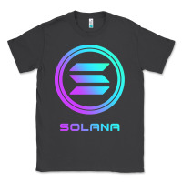 Smoke solana crypto sol coin blockchain decentralized application long sleev Classic Tee - DesignPulse