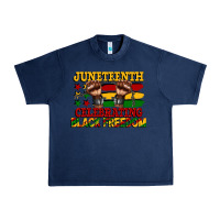 Navy juneteenth celebrating black freedom Urban Heavy Tee - CowGirlArtShop