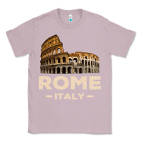Lilac Cool Vintage Roma Italia Colosseum Souvenirs, Rome Italy Pullover Hood Classic Tee - DesignPulse