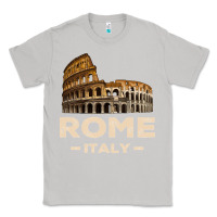 Moon Dust Cool Vintage Roma Italia Colosseum Souvenirs, Rome Italy Pullover Hood Classic Tee - DesignPulse