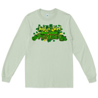 Matcha Just a girl who loves St. Patrick's Day Long Sleeve Tee - HowdyJamesFarm