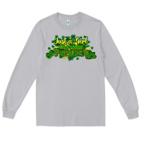 Moon Dust Just a girl who loves St. Patrick's Day Long Sleeve Tee - HowdyJamesFarm
