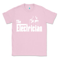 Bubblegum Pink the electrician the godfather parody design hipste Classic Tee - PixelWave