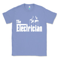 Colony Blue the electrician the godfather parody design hipste Classic Tee - PixelWave