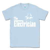 Dusty Blue the electrician the godfather parody design hipste Classic Tee - PixelWave