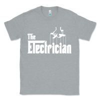 Heather Grey the electrician the godfather parody design hipste Classic Tee - PixelWave