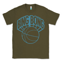 Army Green bing bong vintage distressed Classic Tee - PixelWave