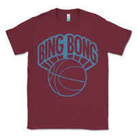 Burgundy bing bong vintage distressed Classic Tee - PixelWave