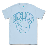 Dusty Blue bing bong vintage distressed Classic Tee - PixelWave