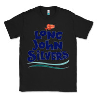Black #long john silvers Classic Tee - PixelWave