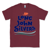 Burgundy #long john silvers Classic Tee - PixelWave