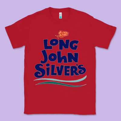 #long John Silvers Classic Tee Designed By Pixelwave