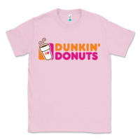 Bubblegum Pink Dunkin'donuts Classic Tee - PixelWave