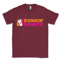 Burgundy Dunkin'donuts Classic Tee - PixelWave