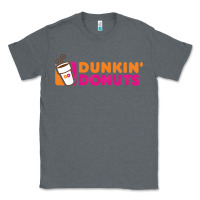 Charcoal Heather Dunkin'donuts Classic Tee - PixelWave