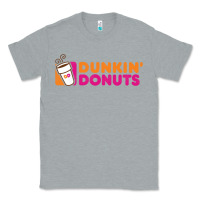 Heather Grey Dunkin'donuts Classic Tee - PixelWave