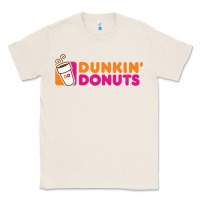 Natural Dunkin'donuts Classic Tee - PixelWave