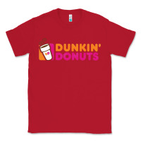 Red Dunkin'donuts Classic Tee - PixelWave