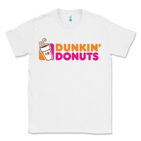 White Dunkin'donuts Classic Tee - PixelWave