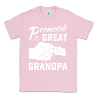 Bubblegum Pink Promoted to Great Grandpa Classic Tee - PixelWave