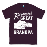 Plum Promoted to Great Grandpa Classic Tee - PixelWave