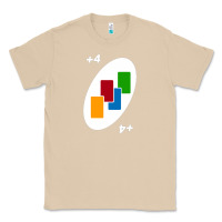 Mushroom Uno Card Game Draw Four Classic Tee - PixelWave