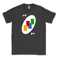 Smoke Uno Card Game Draw Four Classic Tee - PixelWave