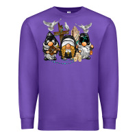 Purple pastor nun religious gnome Premium Sweatshirt - BarkalooDesign
