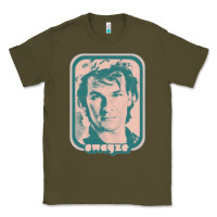 Army Green patrick swayze retro 80s fan aesthetic design Classic Tee - PixelWave
