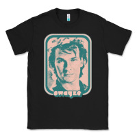 Black patrick swayze retro 80s fan aesthetic design Classic Tee - PixelWave