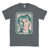 Charcoal Heather patrick swayze retro 80s fan aesthetic design Classic Tee - PixelWave