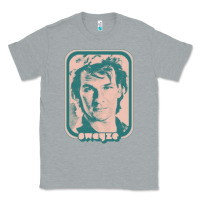 Heather Grey patrick swayze retro 80s fan aesthetic design Classic Tee - PixelWave