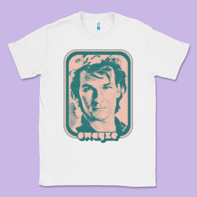 Patrick Swayze Retro 80s Fan Aesthetic Design Classic Tee Designed By Pixelwave