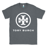 Charcoal Heather white burch tory Classic Tee - PixelWave