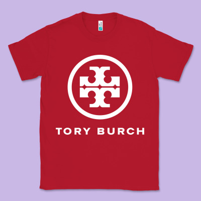 White Burch Tory Classic Tee Designed By Pixelwave