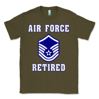 Army Green military master sergeant air force retired t shirt Classic Tee - PixelWave