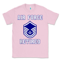 Bubblegum Pink military master sergeant air force retired t shirt Classic Tee - PixelWave