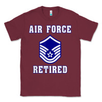 Burgundy military master sergeant air force retired t shirt Classic Tee - PixelWave