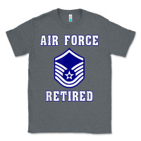 Charcoal Heather military master sergeant air force retired t shirt Classic Tee - PixelWave