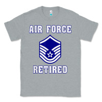 Heather Grey military master sergeant air force retired t shirt Classic Tee - PixelWave