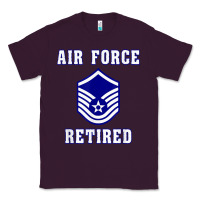 Plum military master sergeant air force retired t shirt Classic Tee - PixelWave