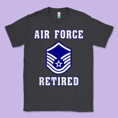 Military Master Sergeant Air Force Retired T Shirt Classic Tee Designed By Pixelwave