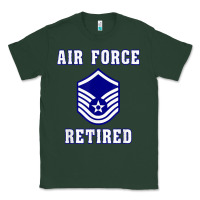 Sports Green military master sergeant air force retired t shirt Classic Tee - PixelWave