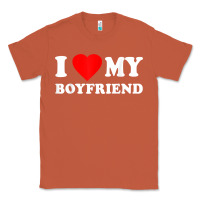 Copper I Love My Boyfriend T-Shirt Classic Tee - PixelWave