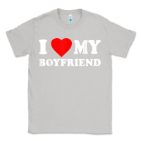 Moon Dust I Love My Boyfriend T-Shirt Classic Tee - PixelWave
